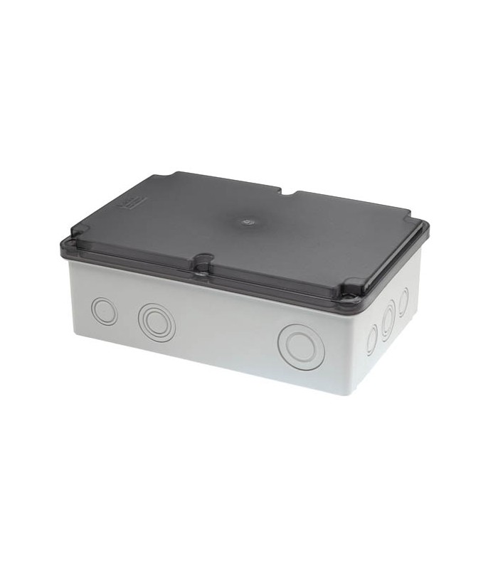 JUNCTION BOX 180x270x100mm IP54 WITH SEMITRANSPARENT COVER ISI-554001821302223 VITO