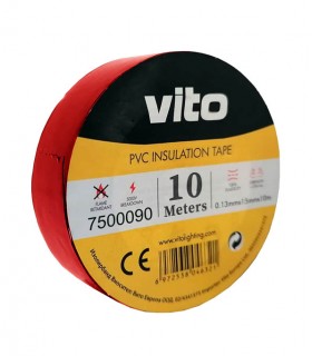ИЗОЛИРБАНД 10m RED FIRE RETARDANT 7500090 VITO