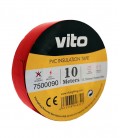 ИЗОЛИРБАНД 10m RED FIRE RETARDANT 7500090 VITO