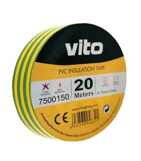 ИЗОЛИРБАНД 20m YELLOW/GREEN НЕ ПОДДЪРЖА ГОРЕНЕТО 7500150 VITO