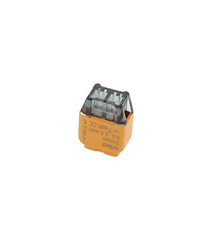 БЪРЗА КЛЕМА ЗА ЕДНОЖИЛЕН КАБЕЛ 2 ПОЗИЦИИ 24A 300V 0,5-2,5mm 7200060 VITO