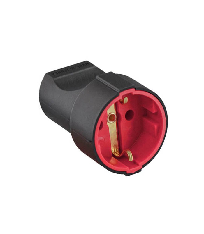 FEMALE SCHUCKO PLUG BLACK IP20 8006610 VITO