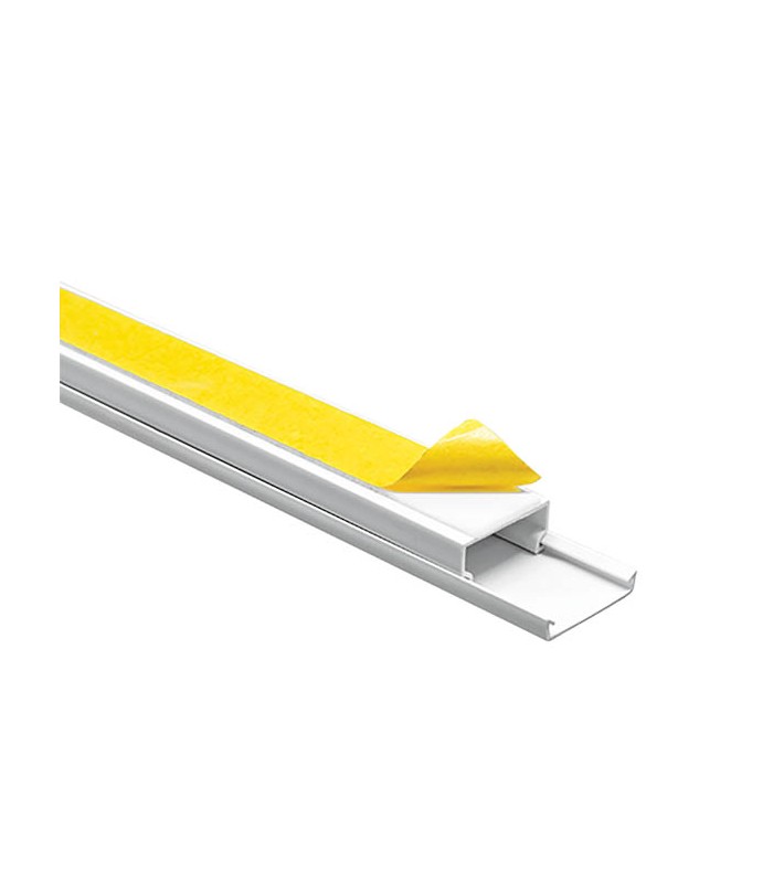 CABLE TRUNK PVC 2m 20x10m WITH ADHESIVE WHITE  8000220 VITO