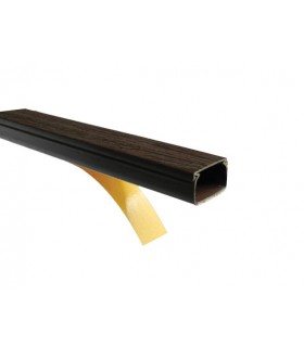 CABLE TRUNK PVC 2m 12x12 WITH ADHESIVE MAHOGANY 8000500