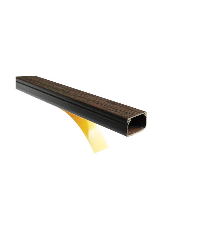 CABLE TRUNK PVC 2m 16x16 WITH ADHESIVE MAHOGANY 8000510