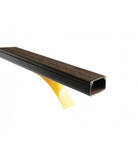 CABLE TRUNK PVC 2m 16x16 WITH ADHESIVE MAHOGANY 8000510