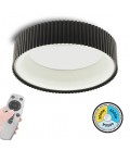 LED SURFACE MOUNTED FIXTURE TANIA DIMMABLE-AS46 42W 3xCCT BLACK WITH 2.4G CONTROLLER 3xCCT 2024660 VITO
