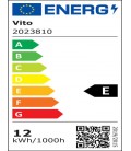 LED SQUARE PANEL SURFACE MOUNTED LINDA-S 165x165x27mm 12W 1200Lm 6000K (COOL WHITE) WHITE 2023810 VITO