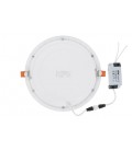 LED ROUND PANEL SLIM RECESSED LENA-RX Φ165x20mm 12W 1128Lm 3000K (WARM WHITE) WHITE 2023940 VITO