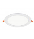 LED ROUND PANEL SLIM RECESSED LENA-RX Φ165x20mm 12W 1128Lm 3000K (WARM WHITE) WHITE 2023940 VITO