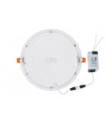 LED ROUND PANEL SLIM RECESSED LENA-RX Φ220x20mm 18W 1692Lm 3000K (WARM WHITE) WHITE 2023970 VITO