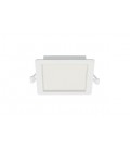 LED SQUARE PANEL DOWNLIGHT RECESSED ERIKA-S 115x115x31mm 9W 891Lm 6000K (COOL WHITE) WHITE 2024920 VITO
