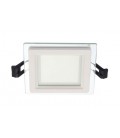 LED КВАДРАТЕН ПАНЕЛMOUNTED WITH GLASS LENA-SG 100x100x40mm 6W 564Lm 3000K (ТОПЛА СВЕТЛИНА) 2023490 VITO МОНТАЖЕН ОТВОР 75x75