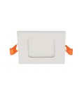 LED SQUARE PANEL SLIM RECESSED LENA-SX 85x85x20mm 3W 285Lm 4000K (NATURAL WHITE) WHITE 2024040 VITO
