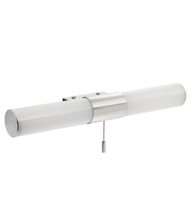 LED СТЕНЕН ОСВЕТИТЕЛ BAGNO-W 8W 600Lm 3000K (ТОПЛА СВЕТЛИНА) IP20 ХРОМ 410x92x100mm 2110230 VITO