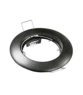 SPOT LIGHT FIXTURE RECESSSED MOUNTED METALLICA R ROUND GU10 Φ80mm BLACK  2012910 VITO