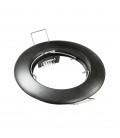 SPOT LIGHT FIXTURE RECESSSED MOUNTED METALLICA R ROUND GU10 Φ80mm BLACK  2012910 VITO