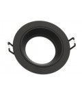 SPOT LIGHT FIXTURE RECESSSED MOUNTED OLA D11 ROUND GU10 Φ90x28mm BLACK 2012560 VITO