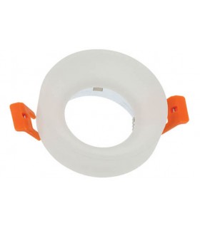 SPOT LIGHT FIXTURE RECESSSED MOUNTED DONNA 10 ROUND GU10 Φ78x40mm WHITE  2012760 VITO