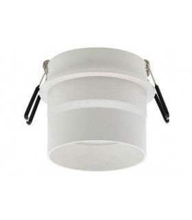 ЛУНА ЗА ВГРАЖДАНЕ КРЪГЛА  DONNA X2  GU10 Φ70x60mm БЯЛ ЦВЯТ WITH TRANSPARENT 2012750 VITO