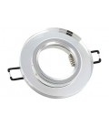 SPOT LIGHT FIXTURE RECESSED MOUNTED CRYSTAL-R ROUND CHROME & GLASS GU5.3 MR16 Φ90x22mm 2012060 VITO