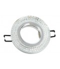 КРЪГЪЛ ЛУНА ЗА ВГРАДЕН МОНТАЖ PALACE-02 GU5.3 MR16 ХРОМ И СТЪКЛО Φ95x22mm
 2012140 VITO