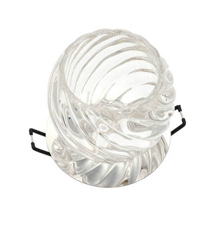 КРЪГЛА ЛУНА ЗА ВГРАДЕН МОНТАЖ PALACE-07 G9 ХРОМ & СТЪКЛО Φ80x90mm 2012330 VITO