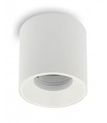 SPOT LIGHT FIXTURE SURFACE MOUNTED OLA S00 GU10 Φ85x81mm WHITE & WHITE 2012640 VITO