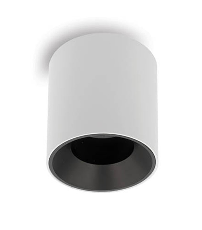 SPOT LIGHT FIXTURE SURFACE MOUNTED OLA S01 GU10 Φ85x81mm WHITE & BLACK 2012630 VITO