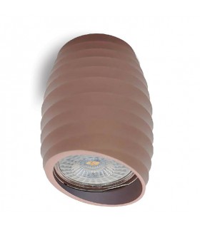 SPOT LIGHT FIXTURE SURFACE MOUNTED DONNA C GU10 Φ70x115mm BROWN 2012710 VITO