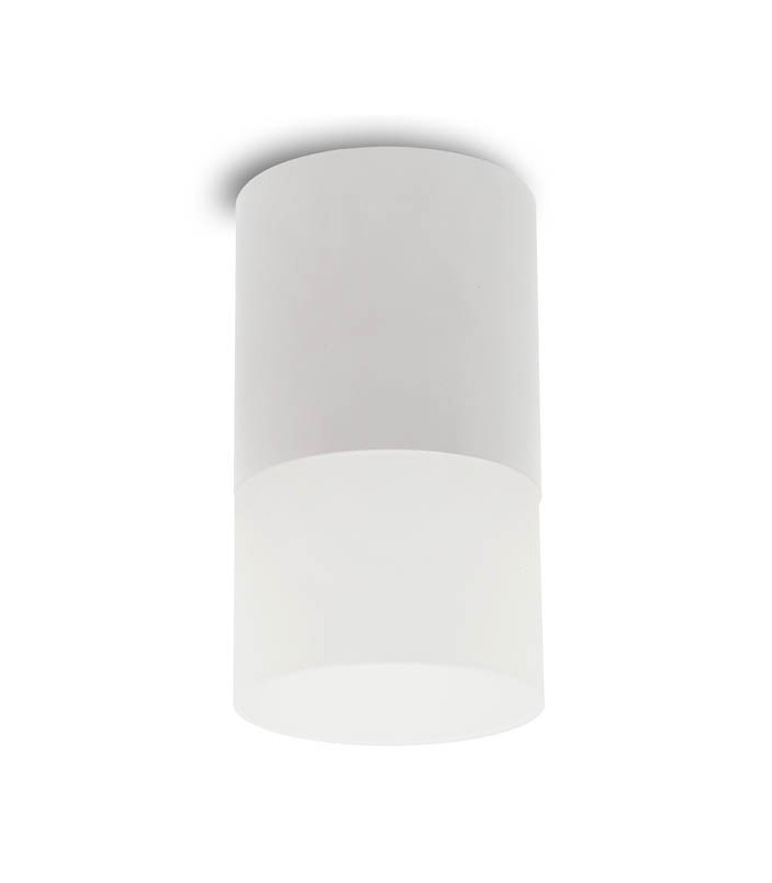 SPOT LIGHT FIXTURE SURFACE MOUNTED DONNA AS GU10 Φ65x112mm WHITE & TRANSPARENT 2012830 VITO