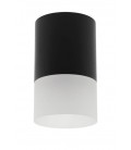 SPOT LIGHT FIXTURE SURFACE MOUNTED DONNA AB GU10 Φ80x145mm BLACK & TRANSPARENT 2012860 VITO
