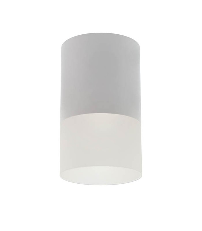 SPOT LIGHT FIXTURE SURFACE MOUNTED DONNA AB GU10 Φ80x145mm WHITE & TRANSPARENT 2012850 VITO