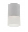 SPOT LIGHT FIXTURE SURFACE MOUNTED DONNA AB GU10 Φ80x145mm WHITE & TRANSPARENT 2012850 VITO