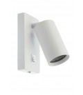 СПОТ ЗА СТЕНА LUMO-W GU10 С КЛЮЧЕΦ55x100mm 60x140mm БЯЛ ЦВЯТ 2101900 VITO