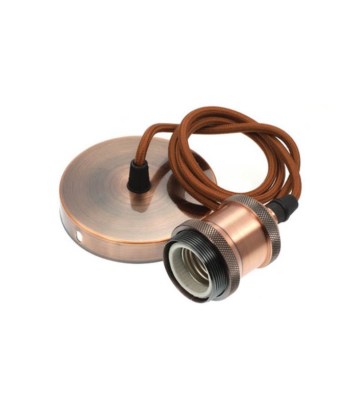 PENDANT WITH 1M CABLE ESTELLE-B E27 BRONZE  7320160 VITO