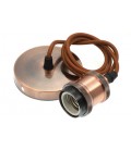 PENDANT WITH 1M CABLE ESTELLE-B E27 BRONZE  7320160 VITO