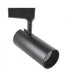 LED ПРОЖЕКТОР ЗА ШИНА МОНОФАЗЕН SUN-G3 30W 2490Lm COB 36° 4500K (НЕУТРАЛНА СВЕТЛИНА) ЧЕРЕН ЦВЯТ 2101810 VITO