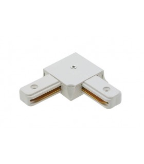 ЪГЛОВ КОНЕКТОР ЗА МОНОФАЗНА ШИНА APT1 БЯЛ ЦВЯТ 90o  9902570 VITO