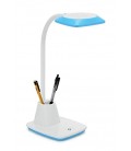 LED ЛАМПА ЗА БЮРО, ДИМИРУЕМА LEDESK-12 5W 400Lm 6000K (СТУДЕНА СВЕТЛИНА)  В БЯЛО И СИНЬО 5301280 VITO