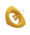 SPOT LIGHT FIXTURE RECESSSED MOUNTED TRIANGLE VT401 GU5,3 CUT SIZE Φ55mm GOLDEN 2010040 VITO