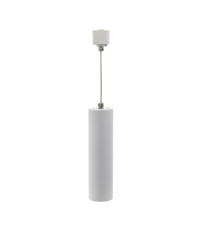 ПЕНДЕЛ ЗА ШИНА МОНОФАЗЕН GU10  БЯЛ ЦВЯТ LUMO P Φ55x200mm 2101960 VITO