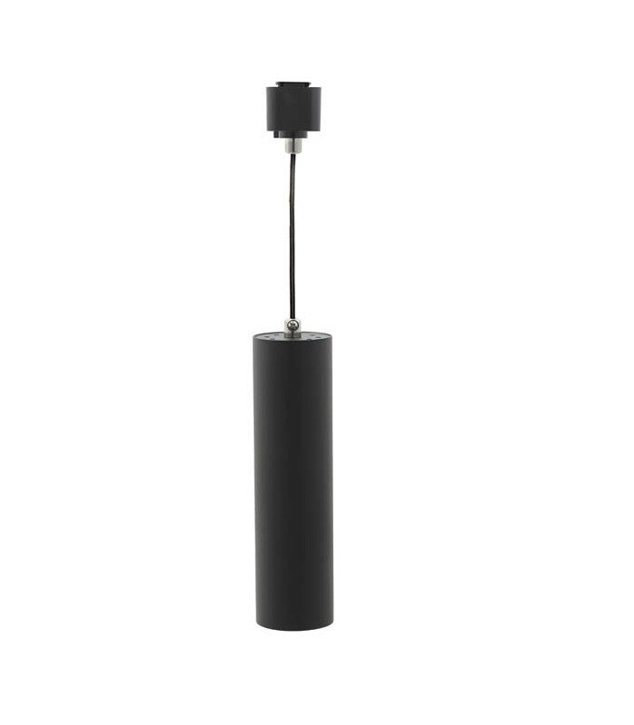 ПЕНДЕЛ ЗА ШИНА МОНОФАЗЕН GU10  ЧЕРЕН ЦВЯТ LUMO P Φ55x200mm 2101970 VITO