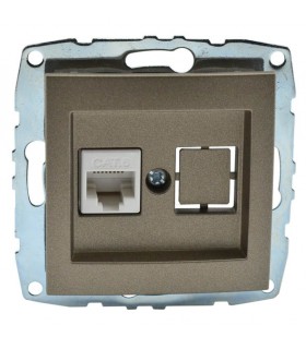 DESPINA Механизъм интернет (RJ45 CAT 6) Бронз