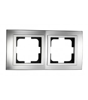 CHROME двойна рамка Хром