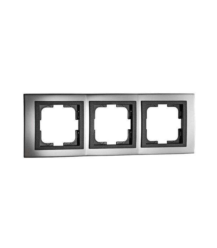 CHROME тройна рамка Графит