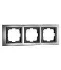 CHROME тройна рамка Графит