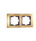 CHROME двойна рамка Злато