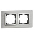 Mono Style Aluminium Двойна рамка Сребро