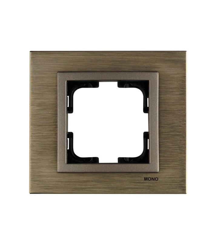 Mono Style Aluminium Единична рамка Бронз